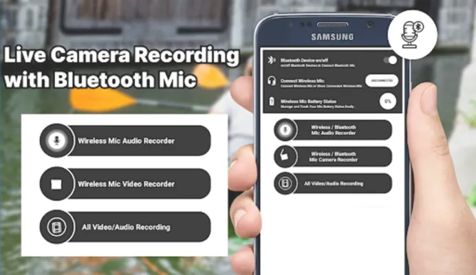 Wireless Mic Video Recording android App screenshot 9