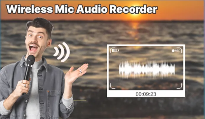 Wireless Mic Video Recording android App screenshot 1